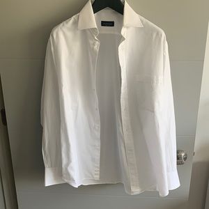 Men’s Size (L) Made In Italy Canali Button up Dress Shirt